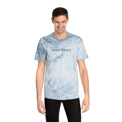 Tie-Dye Word Cloud T-Shirt — African Continent Typography Design