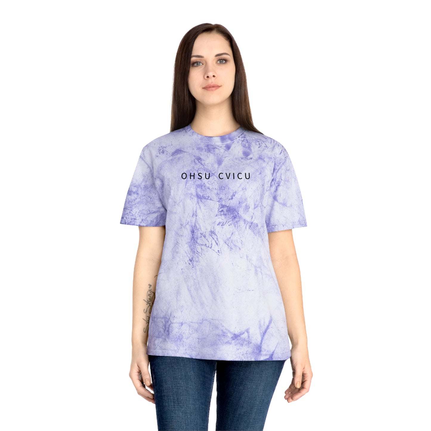 Tie-Dye Word Cloud T-Shirt — African Continent Typography Design