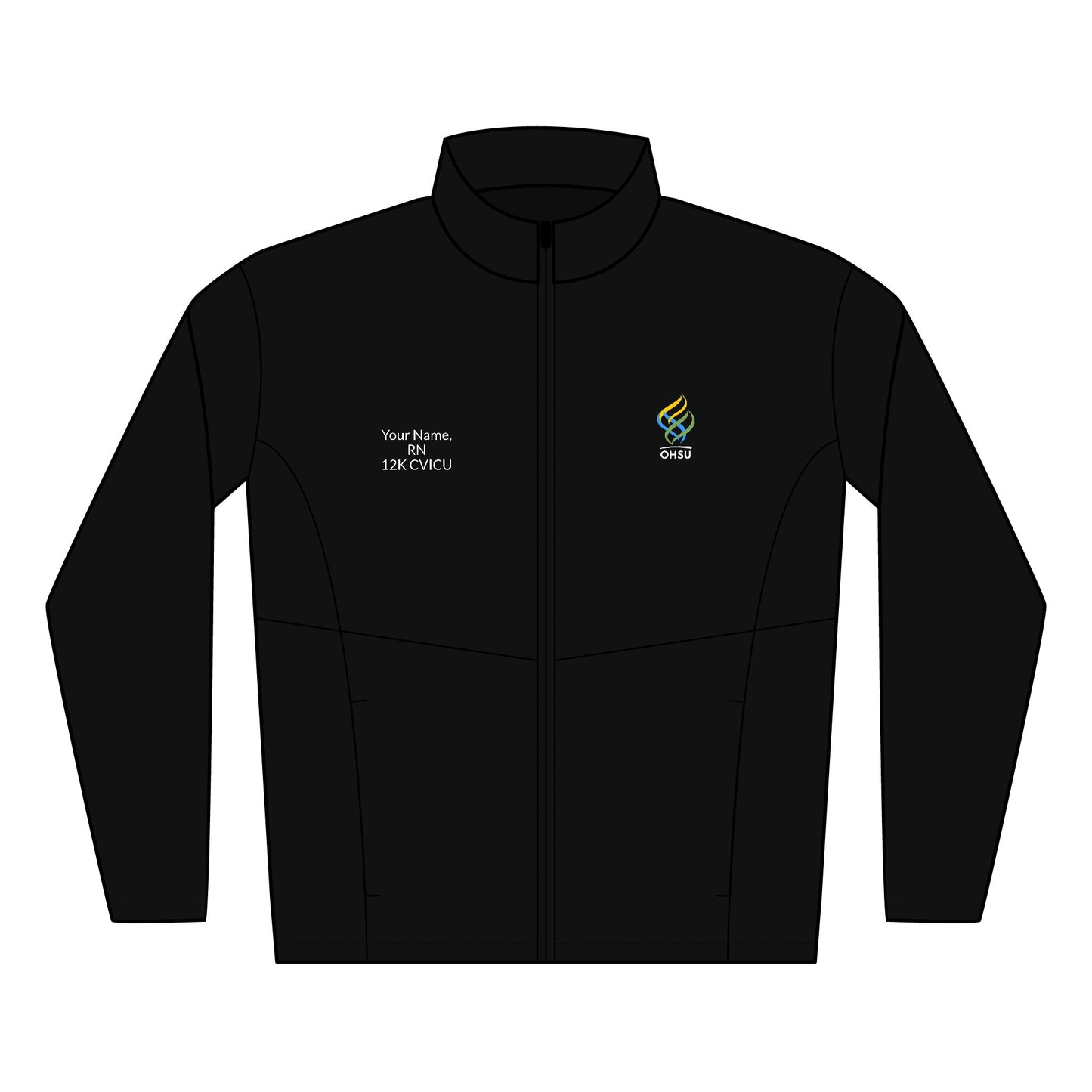 Embroidered Men's Soft Shell Jacket - Custom Name & Logo