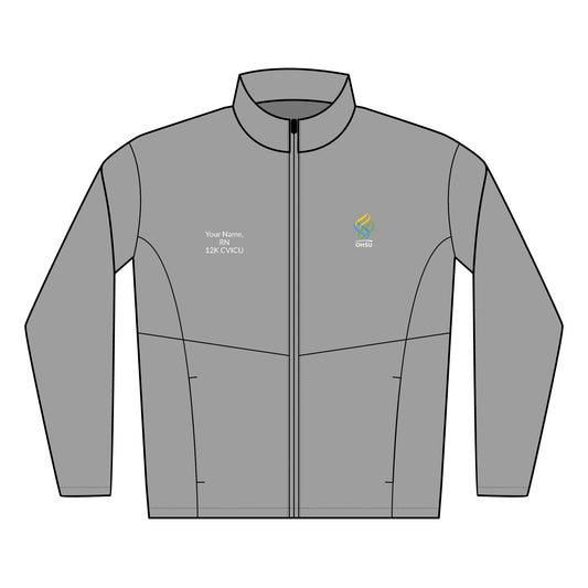 Embroidered Men's Soft Shell Jacket - Custom Name & Logo