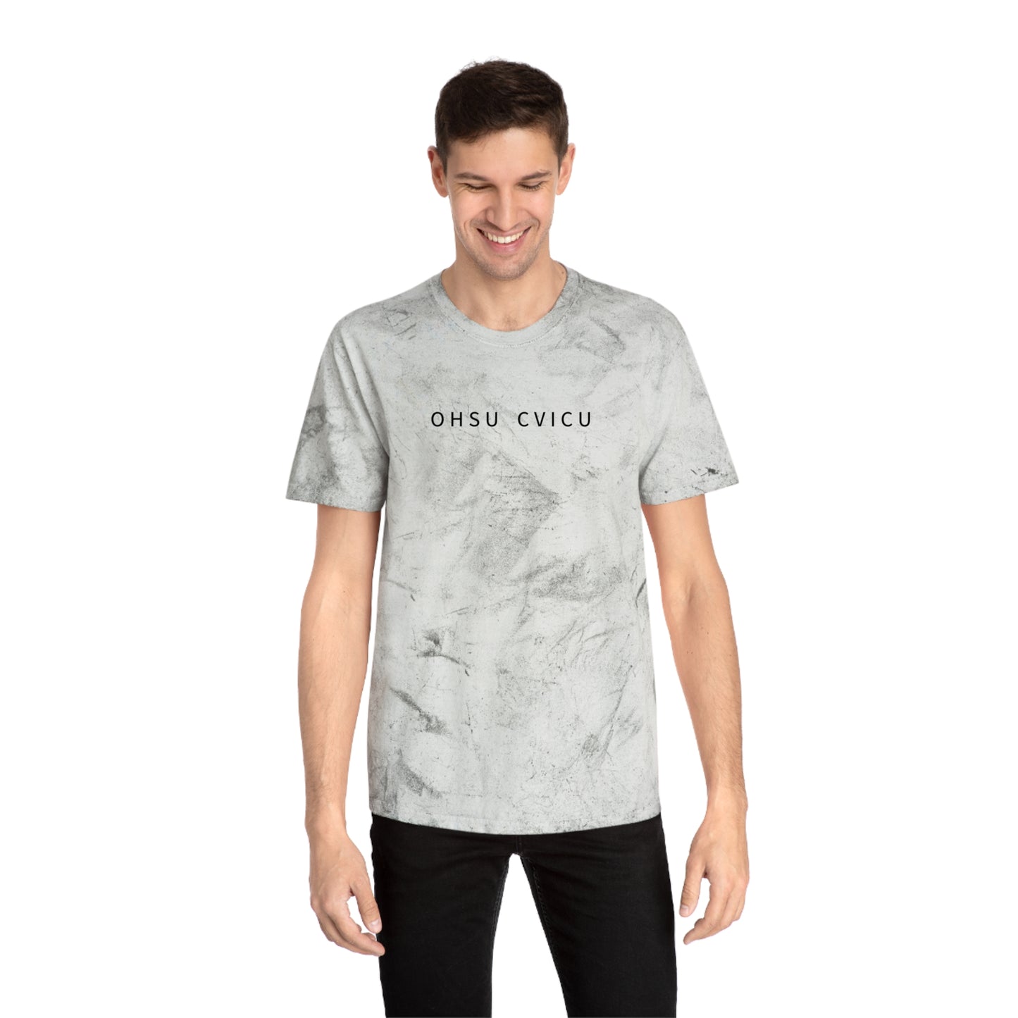 Tie-Dye Word Cloud T-Shirt — African Continent Typography Design
