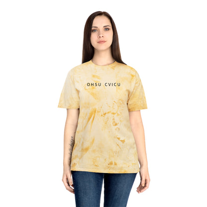 Tie-Dye Word Cloud T-Shirt — African Continent Typography Design