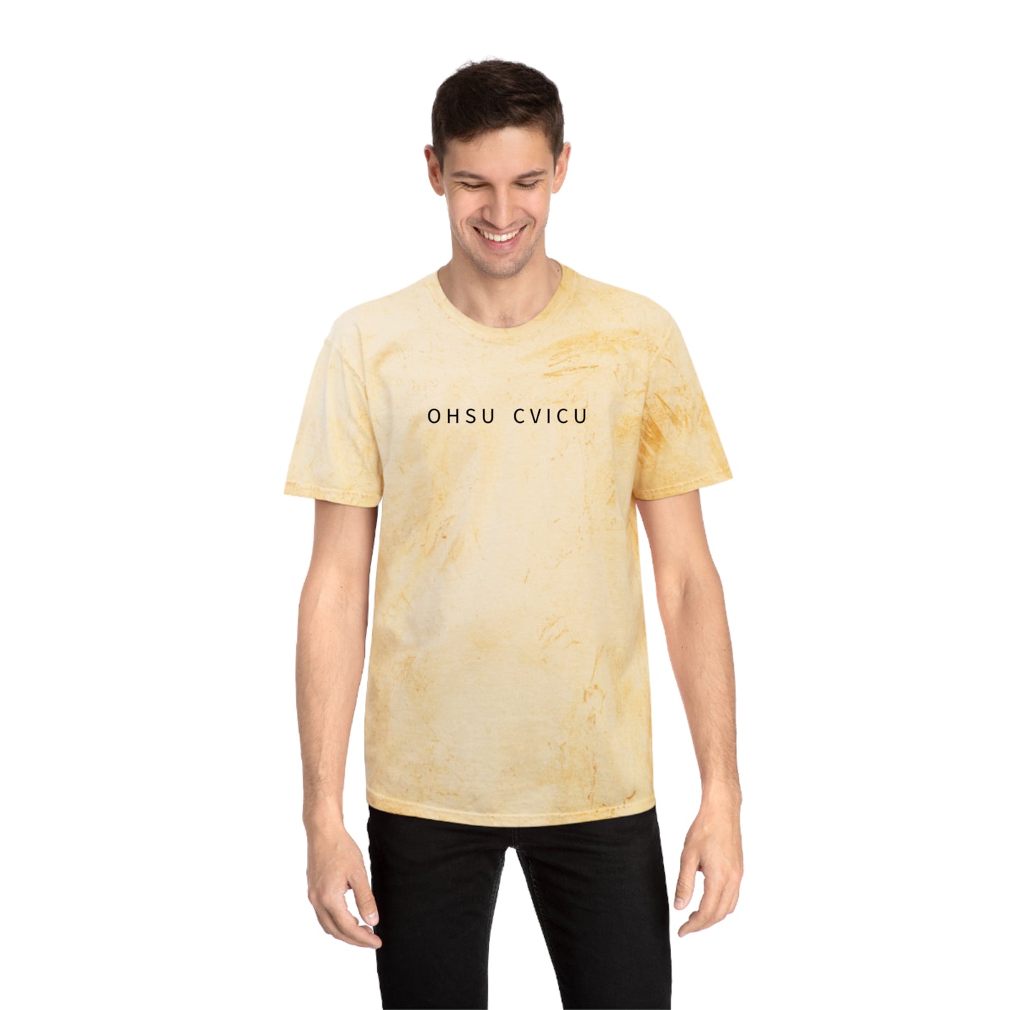 Tie-Dye Word Cloud T-Shirt — African Continent Typography Design